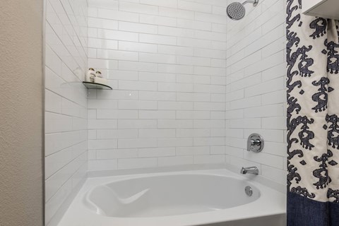 Garden Soaking Tub at Tin Top at the Creamery Apartments