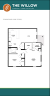 Willow 2 BD/ 2 BA (one story)