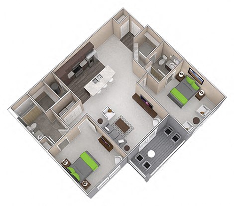 2000 Burgess Drive 1-3 Beds Apartment for Rent - Photo Gallery 25