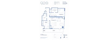 a blueprint of a floor plan of a house