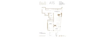 the floor plan of the apartment