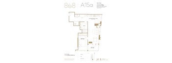 the floor plan of the apartment