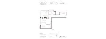 the floor plan of 888 residence