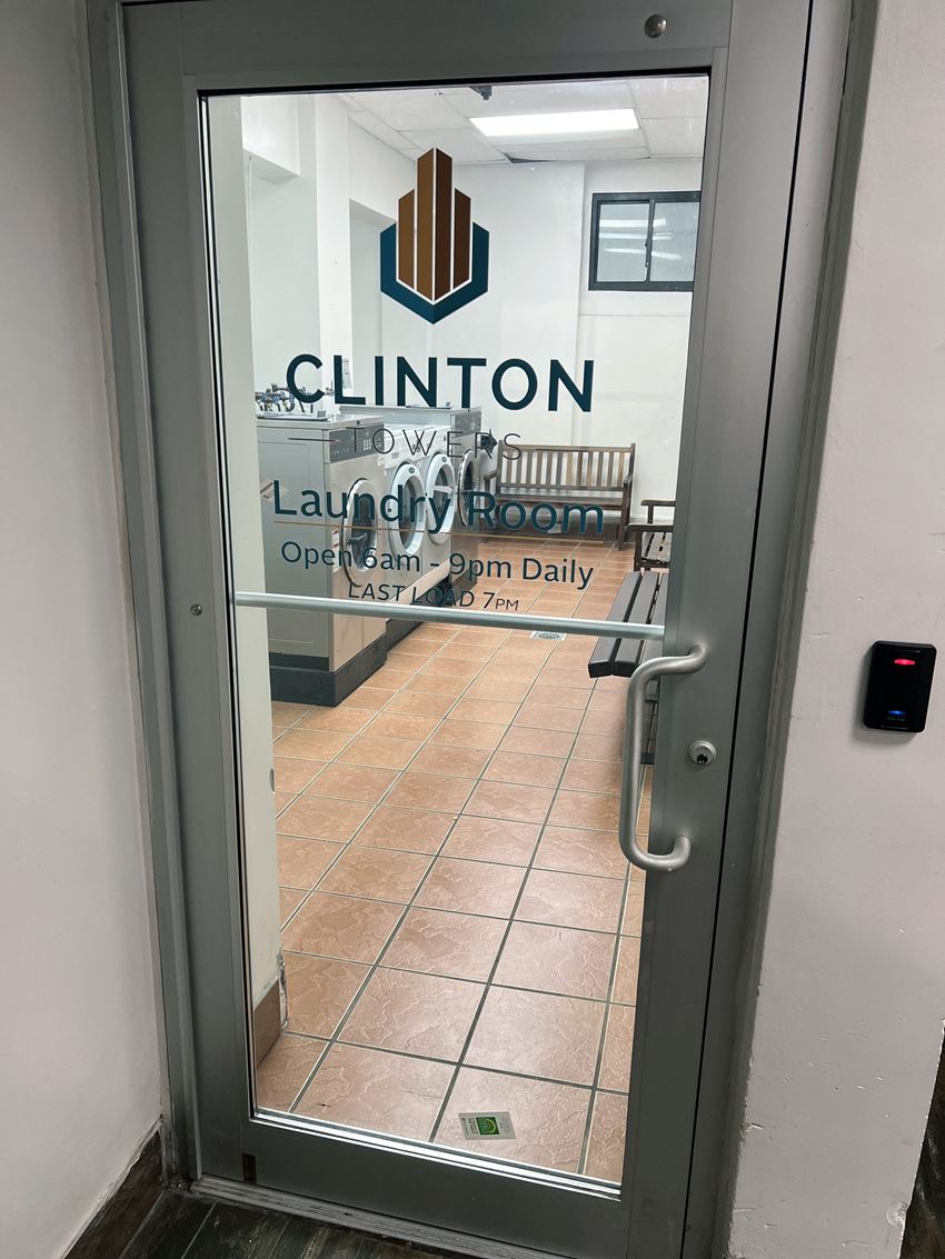 the door to the laundry room is open the door to the laundry room is open