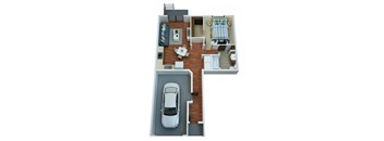 1 Bedroom 1 Bathroom