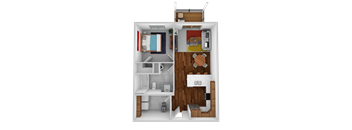 Apartment Style- 1 Bedroom 1 Bathroom