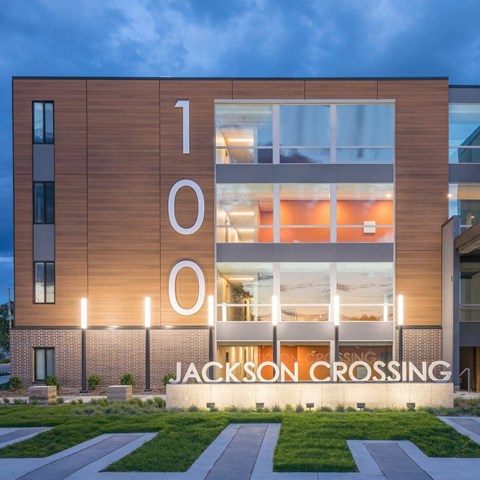 Exterior of Jackson Crossing Building