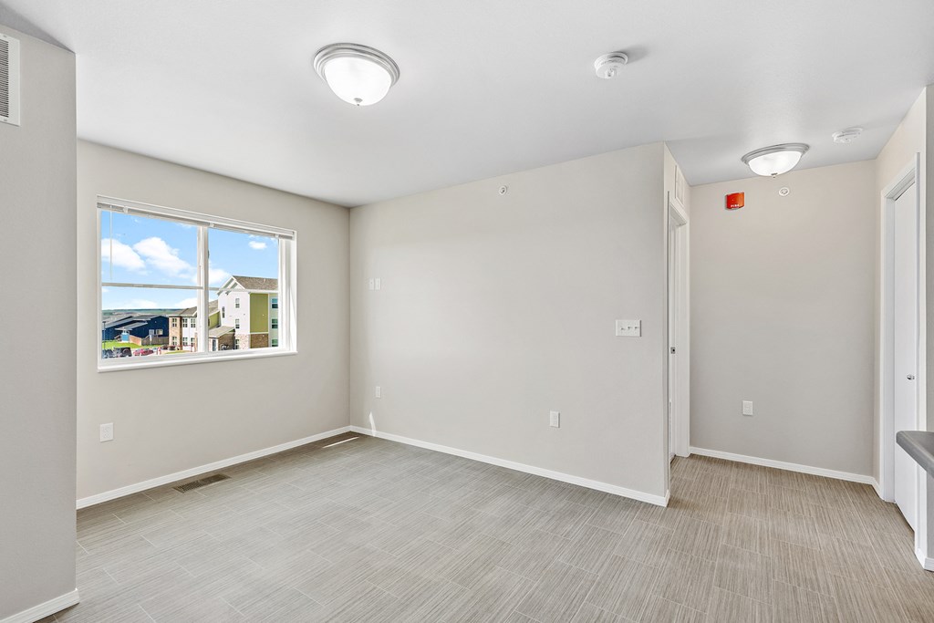 bedroom with walk in closet