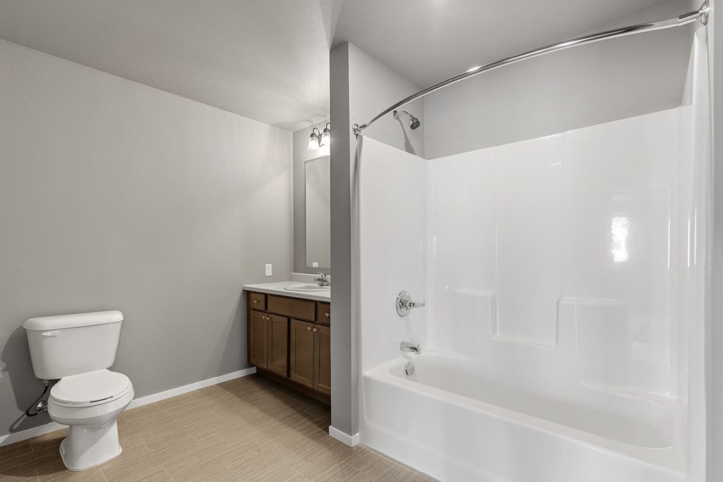 large bathroom with tub
