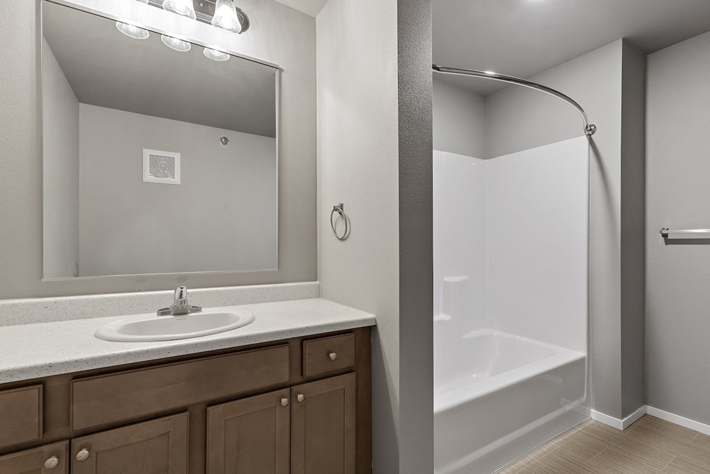 large bathroom with tub
