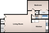 1 Bedroom 1 Bathroom
