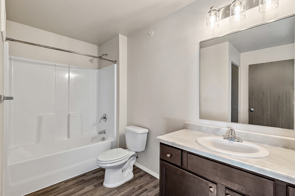 bathroom with large vanity