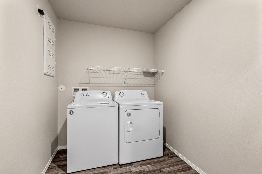 washer and dryer