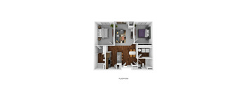 Apartment Style- 2 Bedroom 2 Bathroom