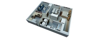 2 Bedroom 1 Bathroom