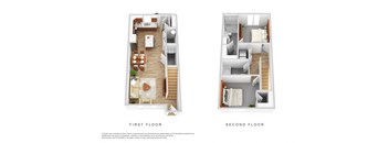 2 Bedroom 2.5 Bathroom