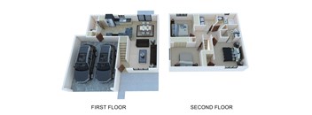 3 Bedroom  2.5 Bathroom with Patio