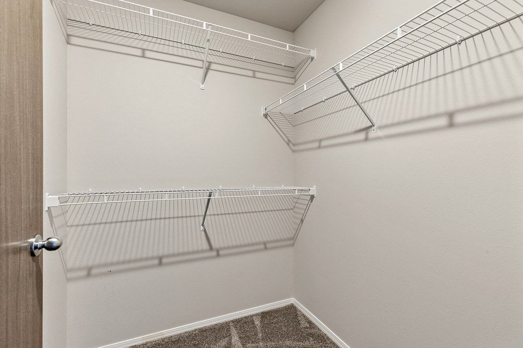 large walk in closet