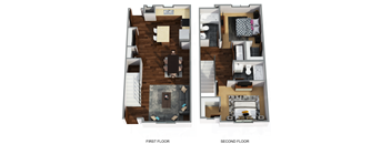 2 bedroom 2 bathroom floor plan without garage