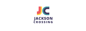 Jackson crossing logo with a white background.