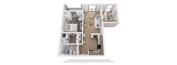 a 1 bedroom floor plan  woodland heights apartments