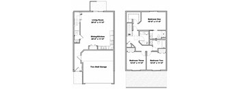 3 Bedroom 2.5 Bathroom with Patio or Deck