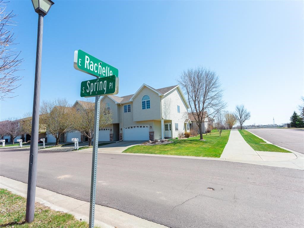 a street sign on the corner of a street