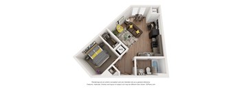 Cedar  1 Bedroom 1 Bathroom