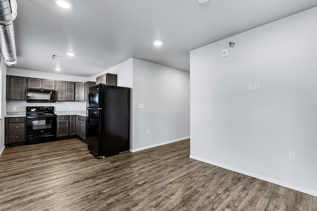 kitchen viewing hallway