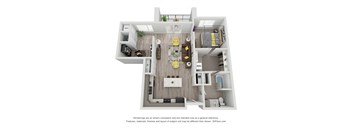 Apartment Style- 1 Bedroom 1 Bathroom with Den