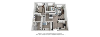 Apartment Style- 2 Bedroom 2 Bathoom