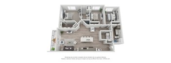 Apartment Style- 3 Bedroom 2 Bathroom