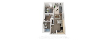 a stylized floor plan of a 2103 sqft apartment
