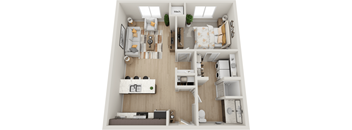 Luxury 1 Bedroom 1 Bathroom Apartment