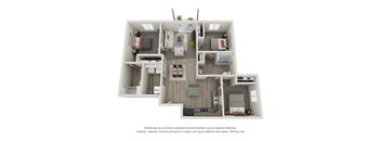 Apartment 3 Bedroom 2 Bathroom