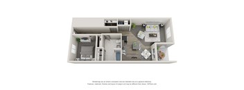 Flat Style- 1 Bedroom 1 Bathroom without Garage