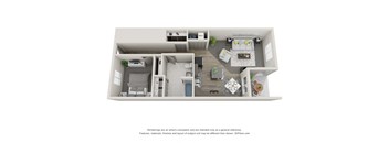 Flat Style- 1 Bedroom Accessible