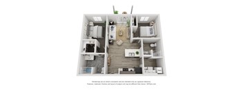 Apartment Style - 2 Bedroom 2 Bathroom