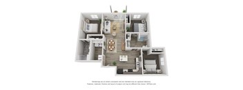 Apartment Style -  3 Bedroom 2 Bathroom