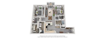 Silver - 2 Bedroom 2 Bathroom