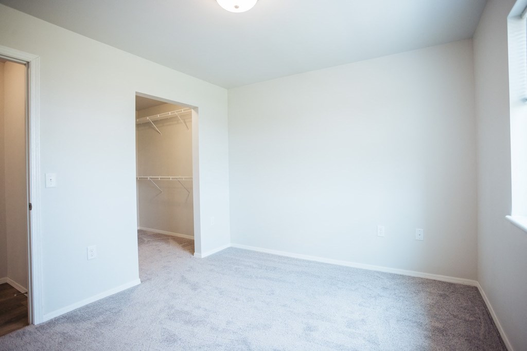 bedroom into closet door