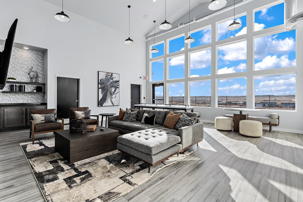 clubhouse with open view