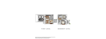 a floor plan of a basement level of a house