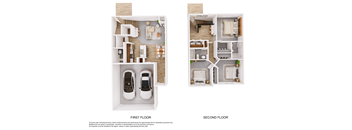 Townhome Style 3 Bedroom 2.5 Bathroom w/Garage