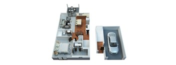 1 Bedroom 1 Bathroom