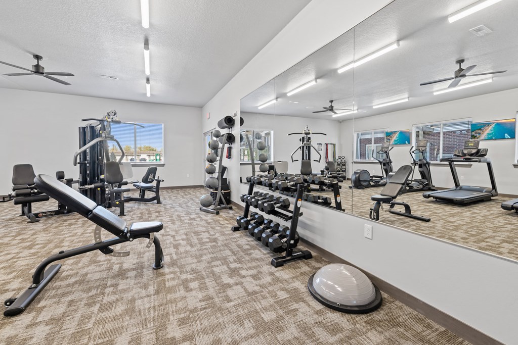 our fitness center is equipped with state of the art equipment including weights and cardio machines