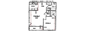 Spacious 1 Bed/1 Bath
