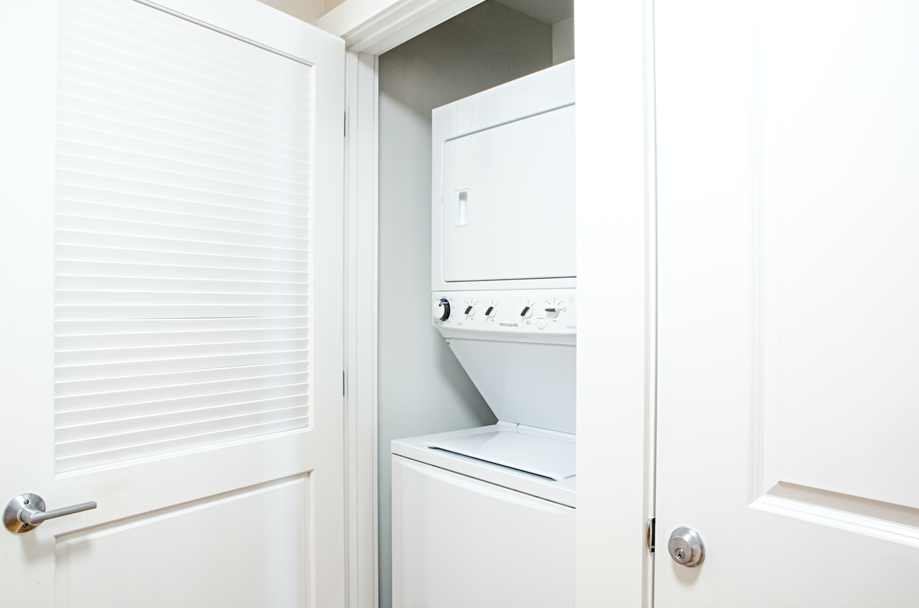 In unit washer and dryer