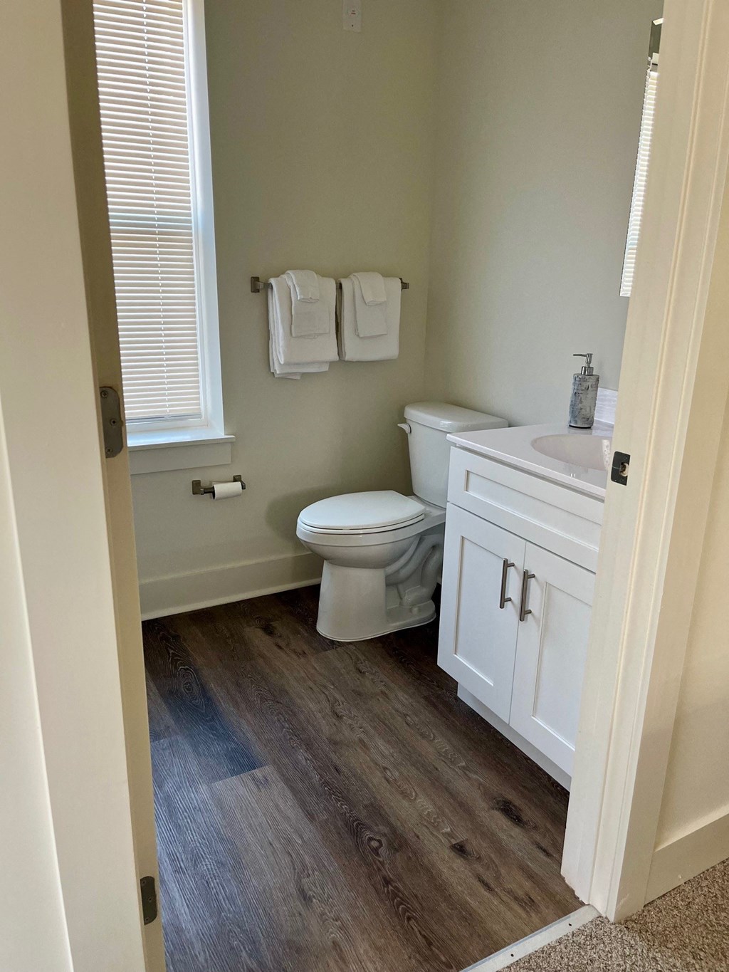 a small bathroom with a toilet and a sink