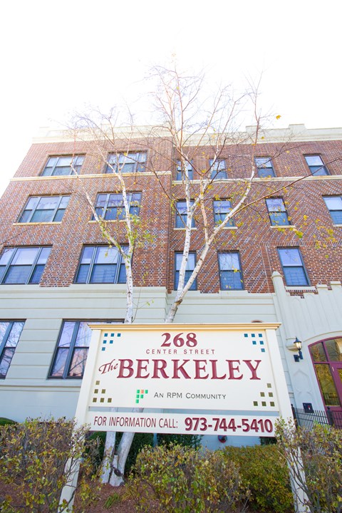 a large building with a sign for the